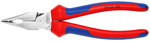 Needle-Nose Combination Pliers 185 mm 08 2X 185 | KNIPEX
